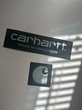 Carhartt WIP Work In Progress Sticker Pack Lot Of 2 Stickers